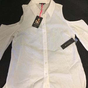 Cold shoulder blouse